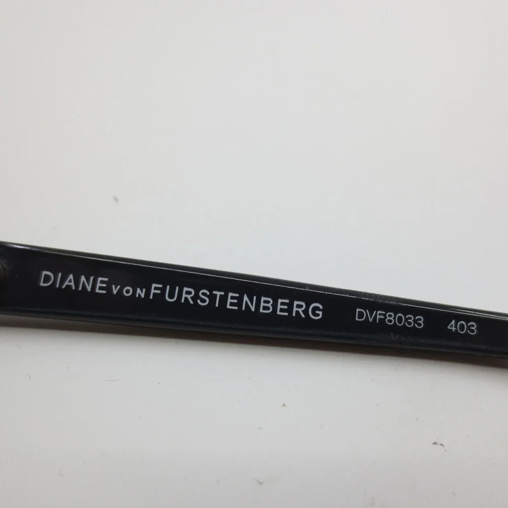 Diane von Furstenberg DVF8033 403 Navy Purple Semi Rimless Eyeglasses 50-16-135
